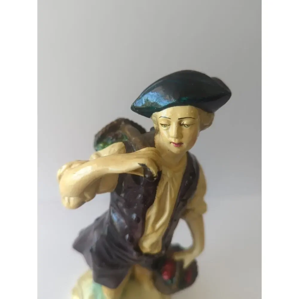 Vintage 1920's Borghese Fine Italian Chalkware‎ Gentleman